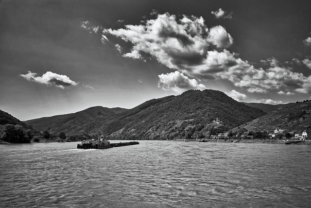 Die Donau hinauf in der Wachau