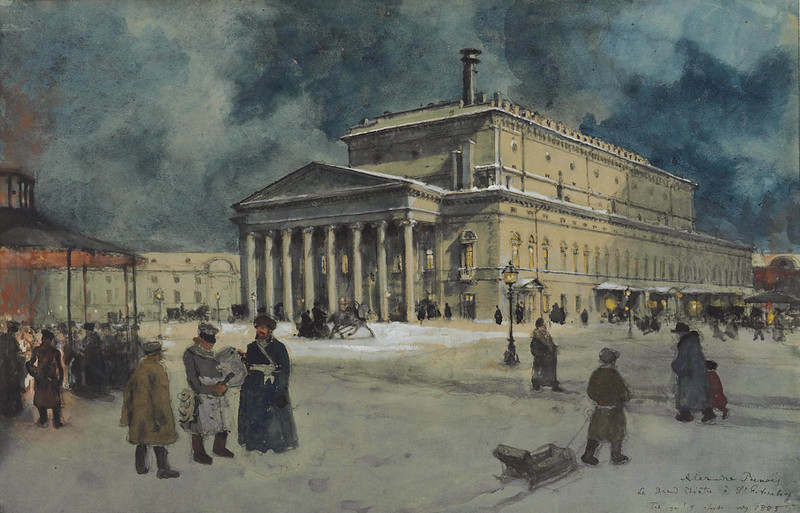 Александр Бенуа «Вид на Большой театр», 1885