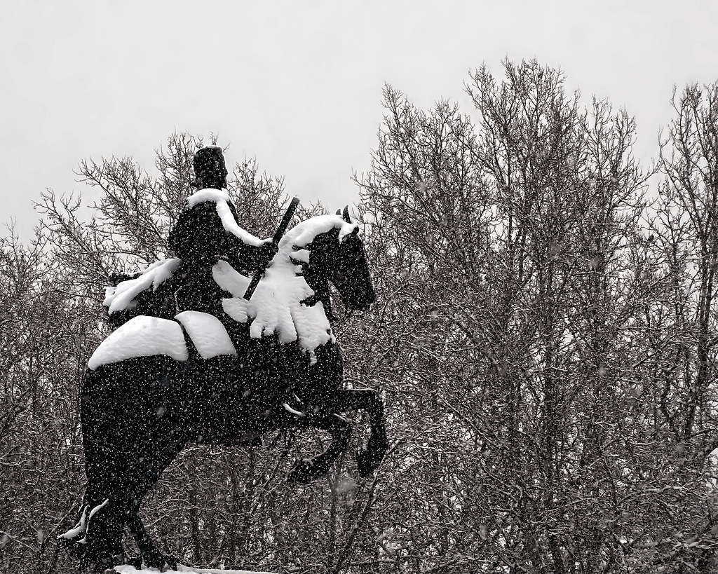 Snowstorm. Philip IV, white and black