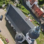 Schiefer wechseln auf Kirche in Colditz