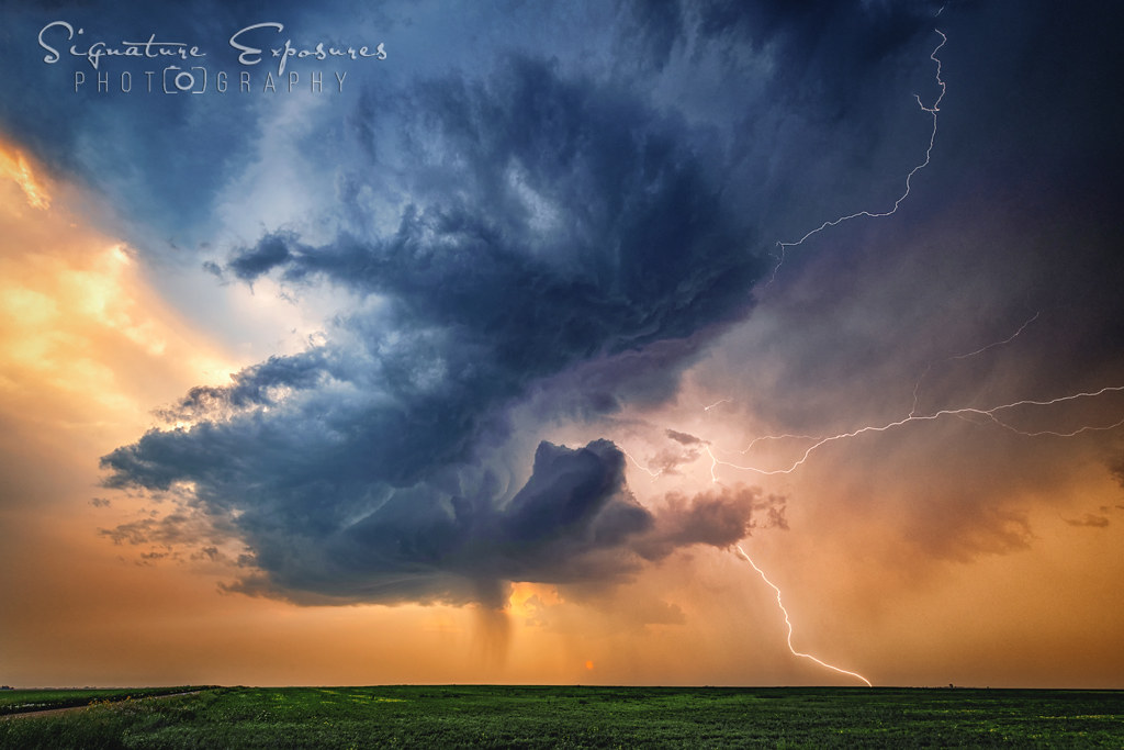 Electric Storm over rural Saskatchewan