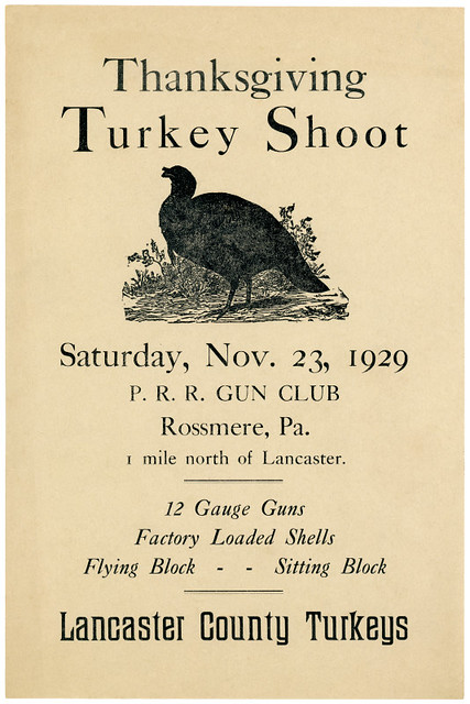 Thanksgiving Turkey Shoot, Rossmere, Pa., Nov. 23, 1929