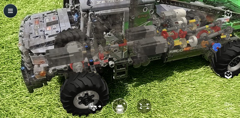 LEGO Technic Mercedes-Benz Zetros Truck AR