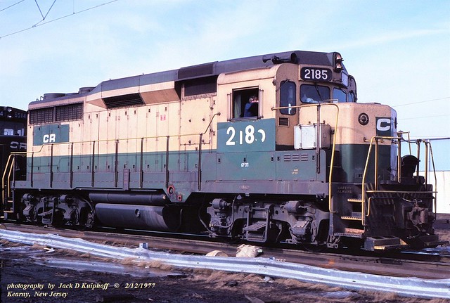 CR 2185 GP30, Kearny, NJ.   2-1977
