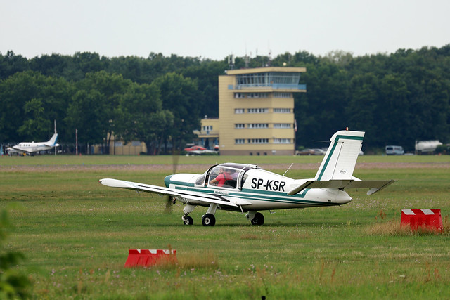PZL Koliber 160 SP-KSR departing EPBC