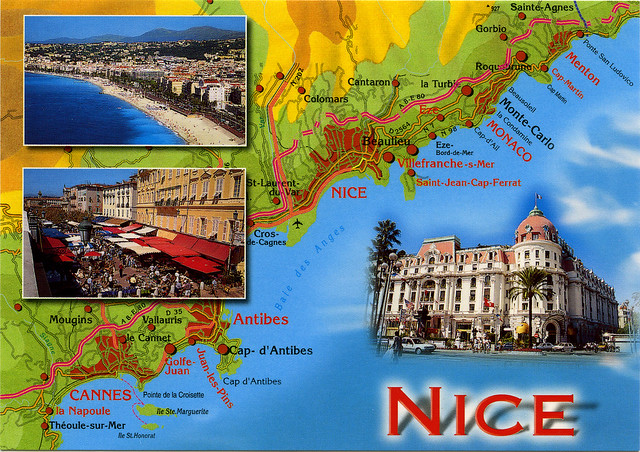 postcard - Nice, France 1