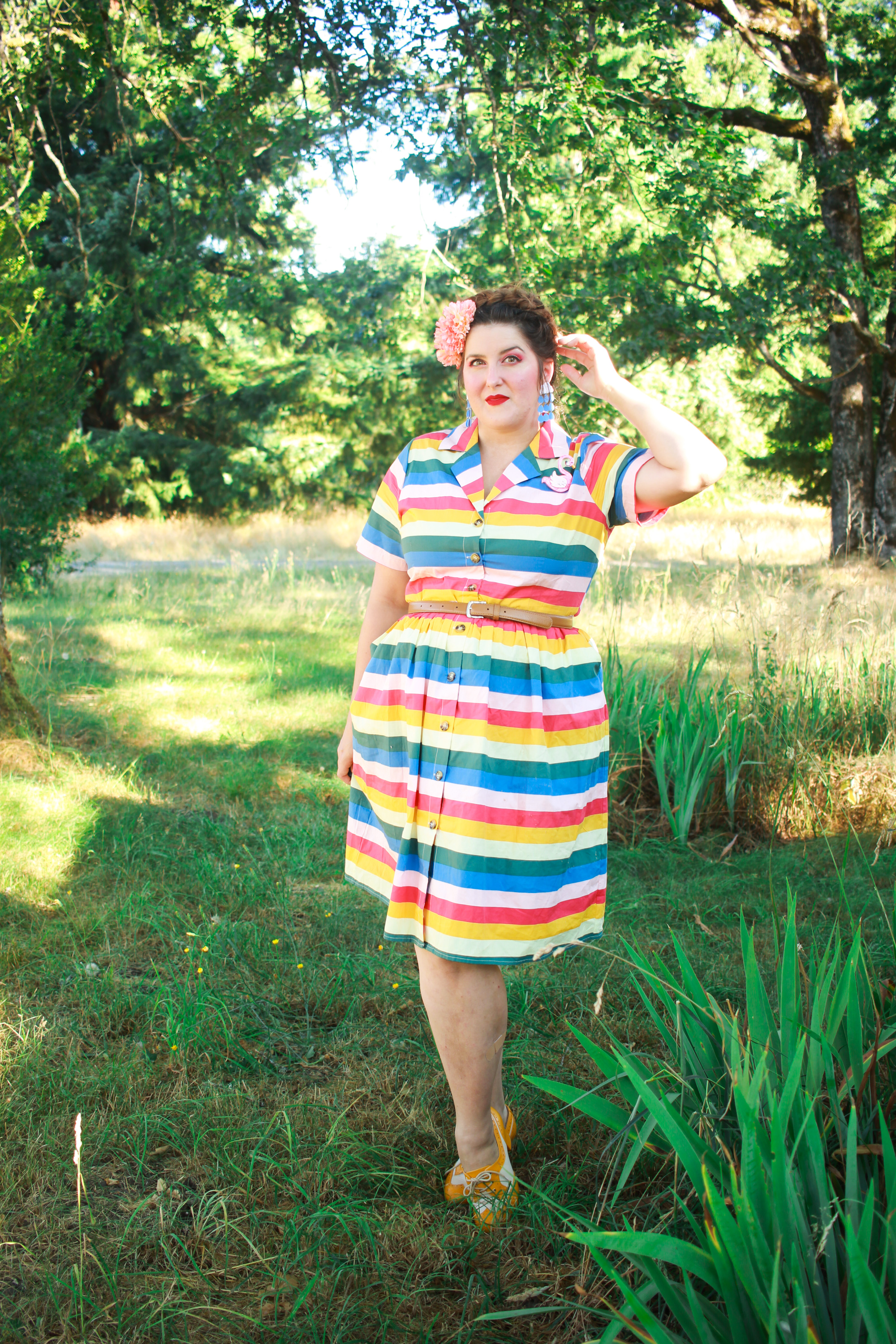 Joanie Clothing Rainbow Dress