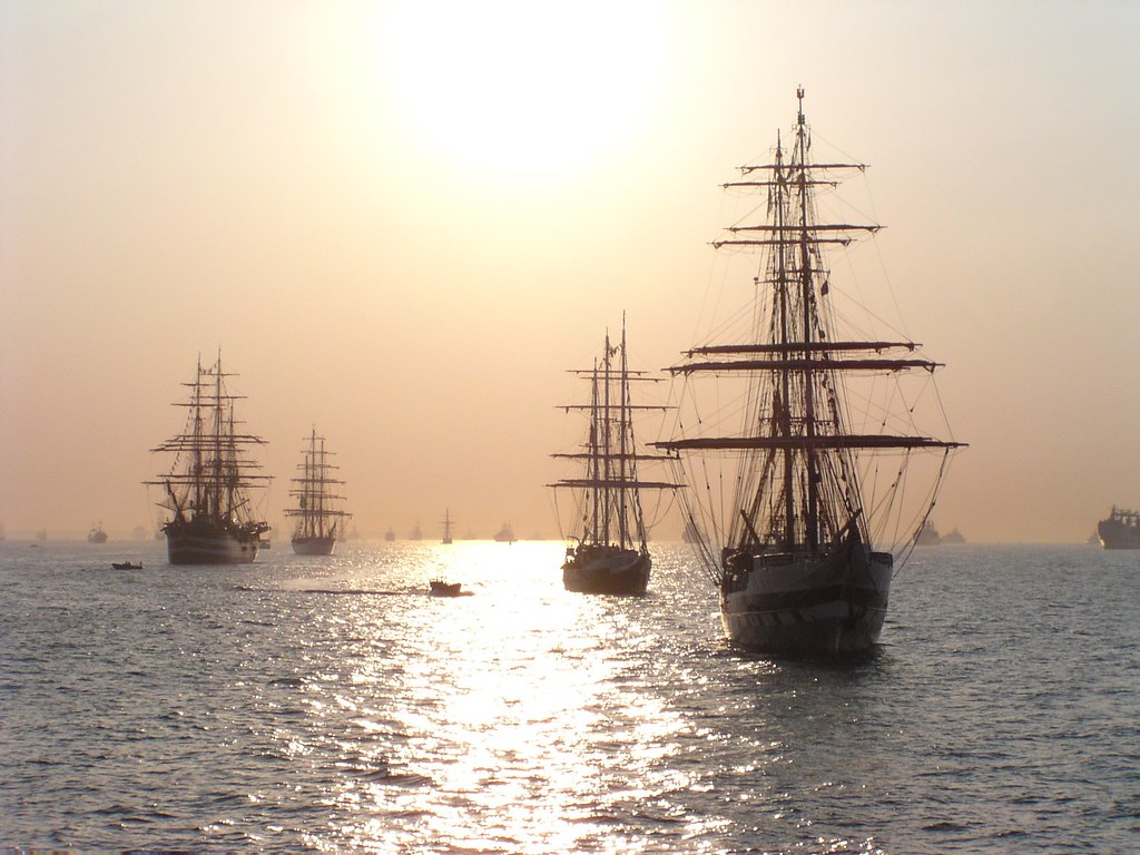 Sailing Ships at the Fleet Review - Solent
