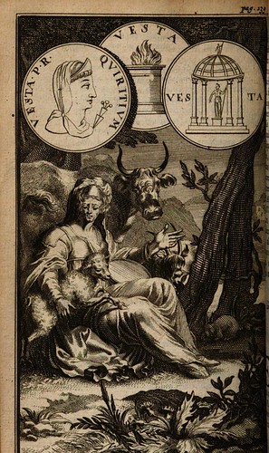 Veſta | Veſta, illustration by Jan van Vianen, Pantheum myth… | Flickr