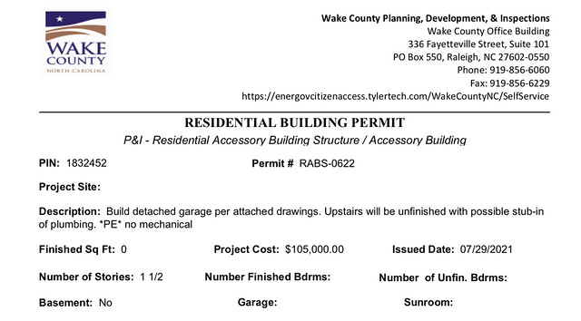 Building Permit Issued