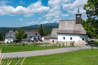 Kirche Maria im Wald und Berggasthof Lusen in Waldhäuser, Großer Rachel