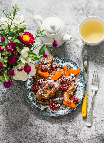 Croissant French toast... | by sonja-ksu