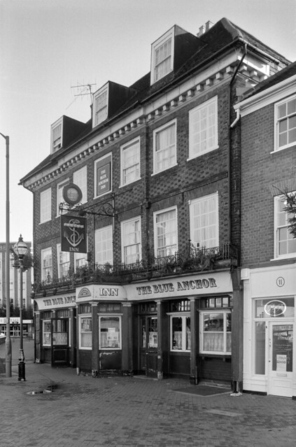 Blue Anchor Inn, Market Place, Staines, Spelthorne, 1991, 91-1a-42