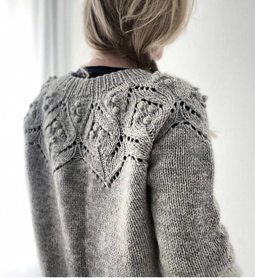 Magnolia Bloom Cardigan by Camilla Vad is another variation of her Magnolias!