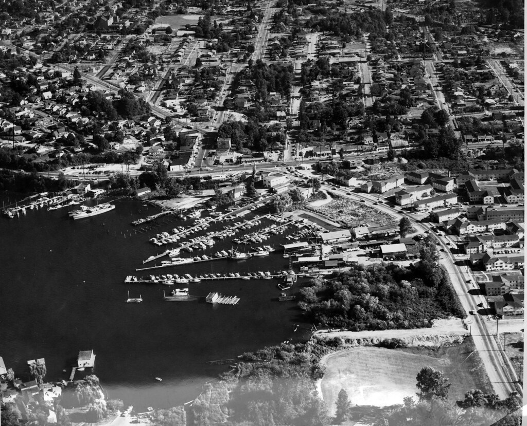 Atlantic City prior to development of boat ramp, 1952
