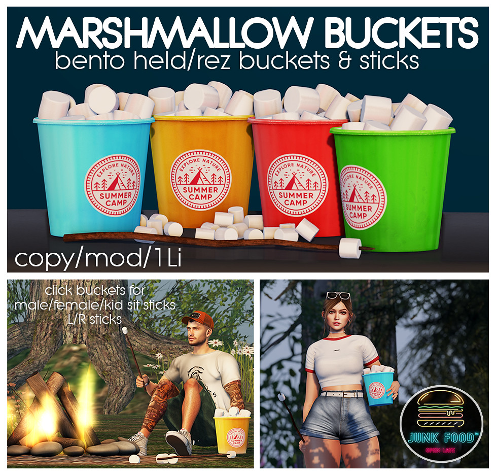 Junk Food – Marshmallow Buckets Ad