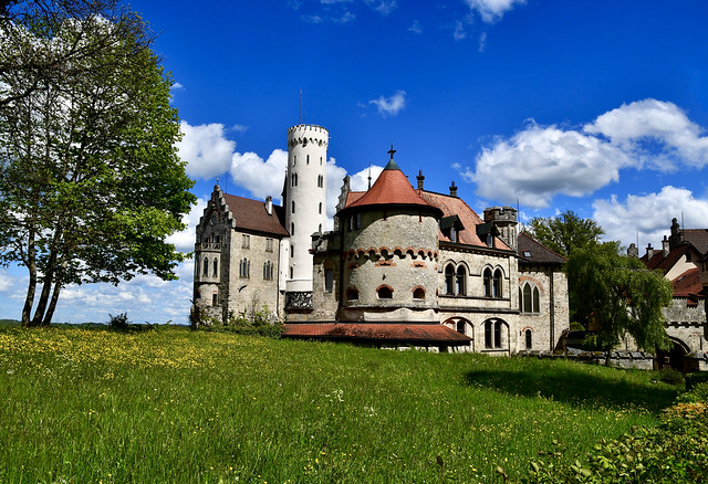 Lichtenstein Castle_Swabian Alb_Germany_6738
