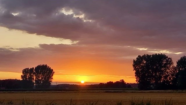 Sonnenuntergang im Münsterland
