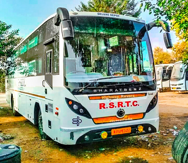 RSRTC 1*2 Luxury Bus. AC  Sleeper +Seatar Coach Bus.
