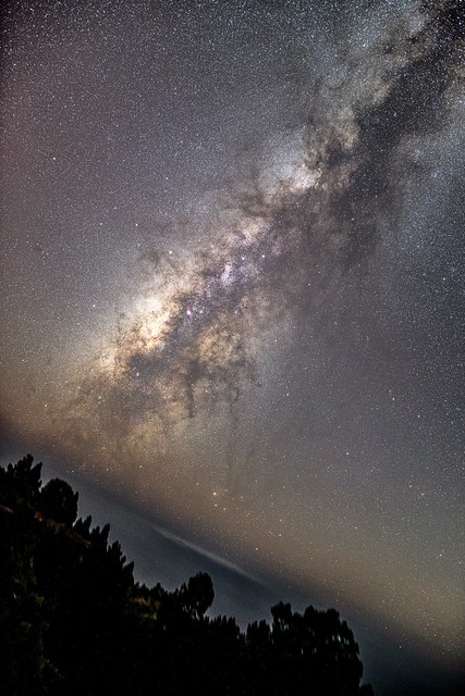 Milky Way above La Palma.