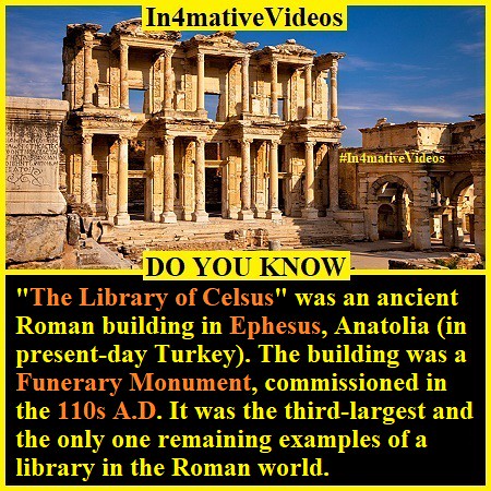 The Library of Celsus in Ephesus Turkey