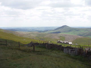 View from Stakeside, towards Shutlingsloe SWC Walk 383 - Macclesfield to Buxton (via The Cat &amp; Fiddle)