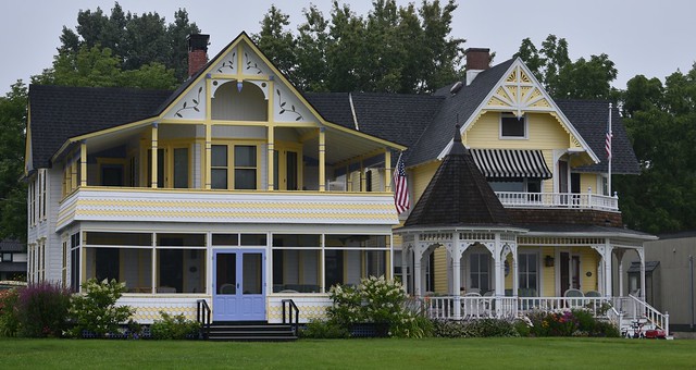 Victorian and more along the St Lawrence River @ Wellesley Island's Thousand Island Park Historic District, New York