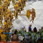 Samba schools parade during the carnival. Rio de Janeiro, Brazil