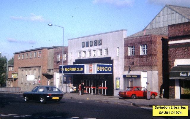 1974: Regent Circus, Swindon - Top Rank Bingo