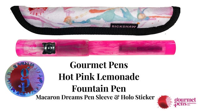 Gourmet Pens Hot Pink Lemonade Fountain Pen