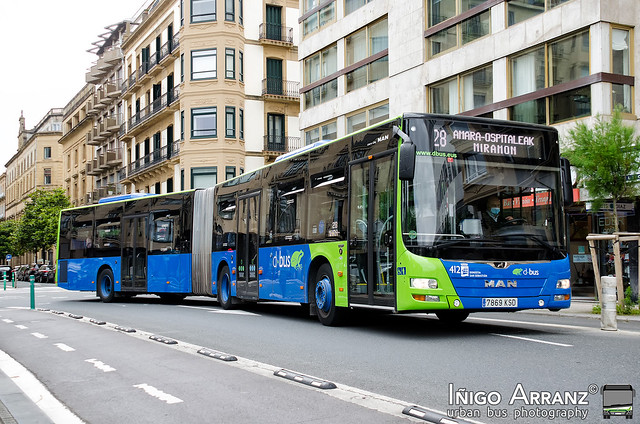 d·bus - Compañía del Tranvía de San Sebastián - 412