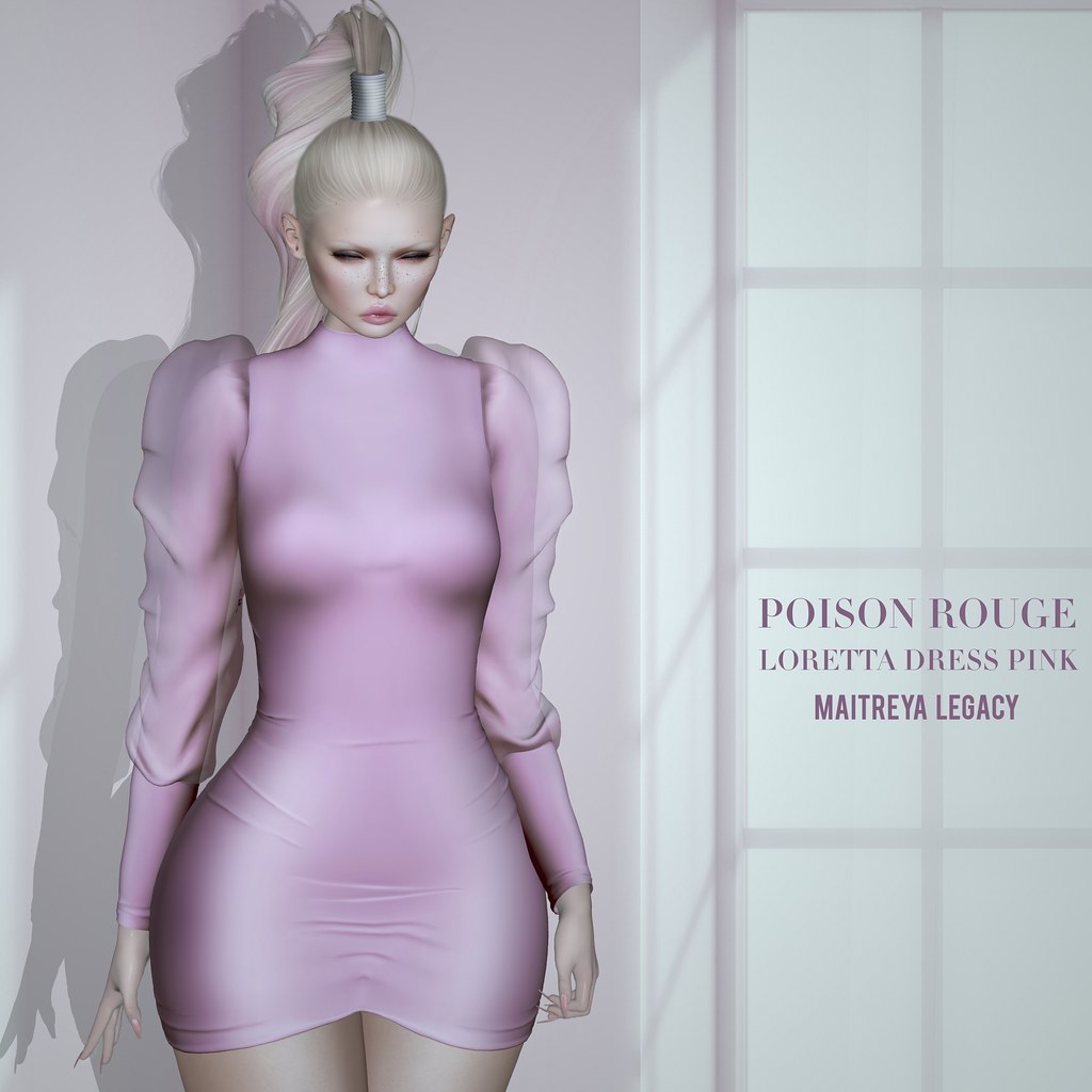 POISON ROUGE Loretta Dress Pink – AUGUST GIFT GROUP