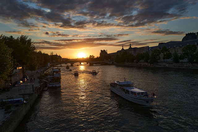 Summer evening on the Seine