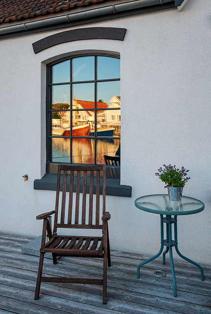 Framed reflections, Skudeneshavn - Norway