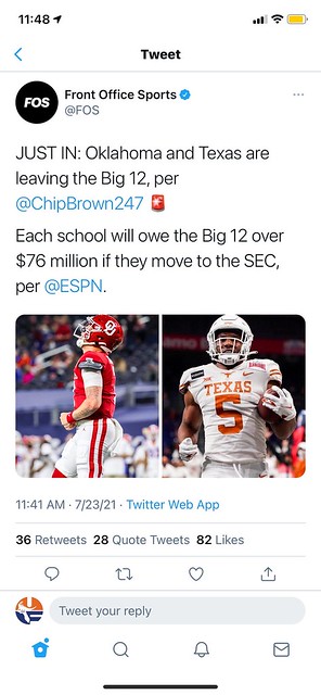 OU / Texas to Join SEC