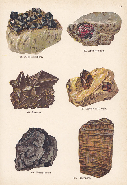Das Naturreich - Das Mineralreich / Tafel 11