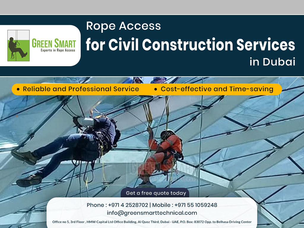 Rope Access for Civil Construction Services | Green Smart Te… | Flickr