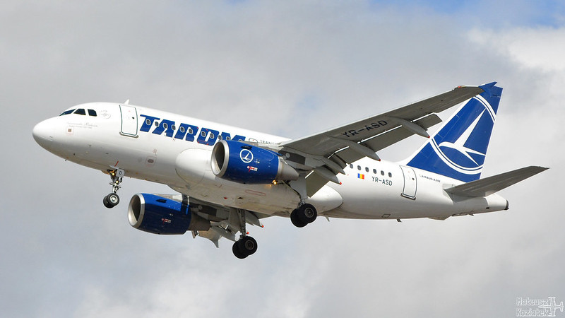 TAROM 🇷🇴 Airbus A318-100 YR-ASD