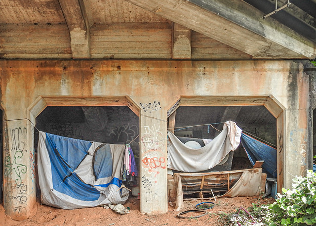 Homeless camp / Atlanta / Overpass
