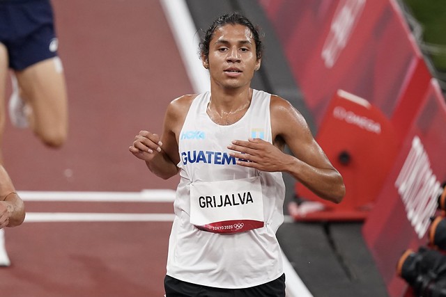 Luis Grijalva En La Final De Los 5,000 m De Tokyo 2020