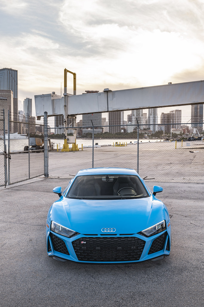 Audi R8 - Miami Blue Jenn | kyle Fletcher | Flickr