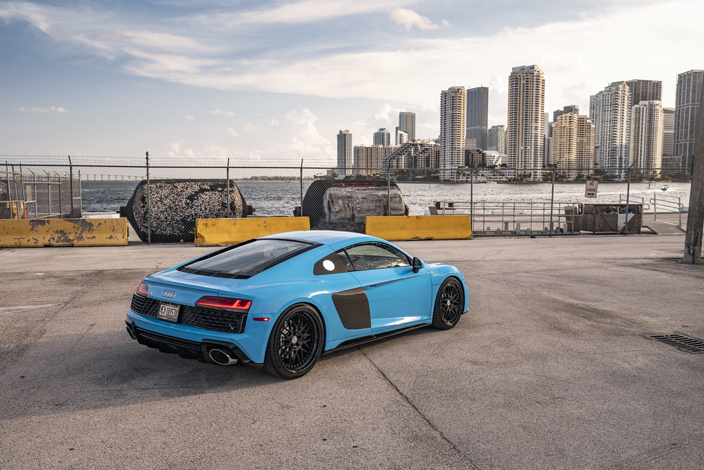 Audi R8 - Miami Blue Jenn | kyle Fletcher | Flickr