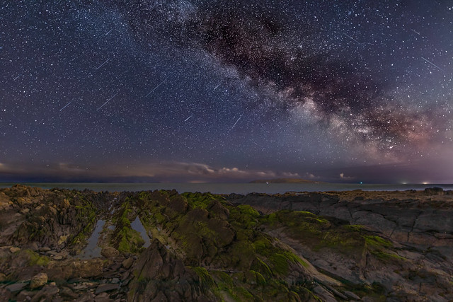 Milky Way & Eta Aquarids over the Irish Night Sky from Rush, Dublin, Ireland
