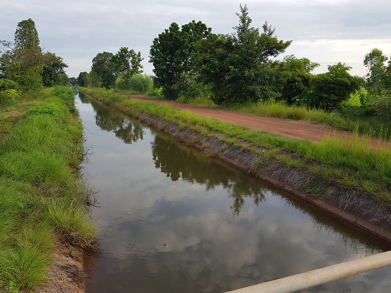 Irrigation canals in Thanya, Kamalasai, Kalasin 2