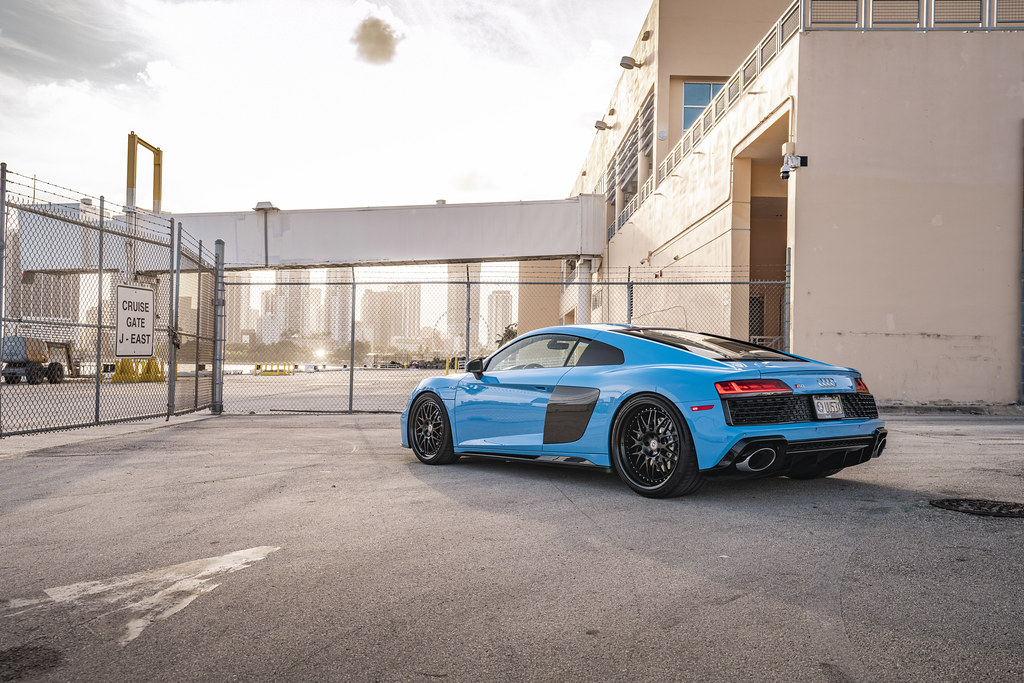 Audi R8 - Miami Blue Jenn | kyle Fletcher | Flickr