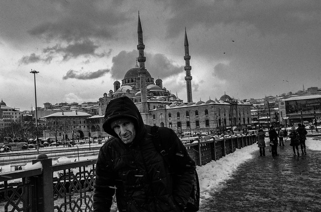 The Harsh Winter Streets of Istanbul