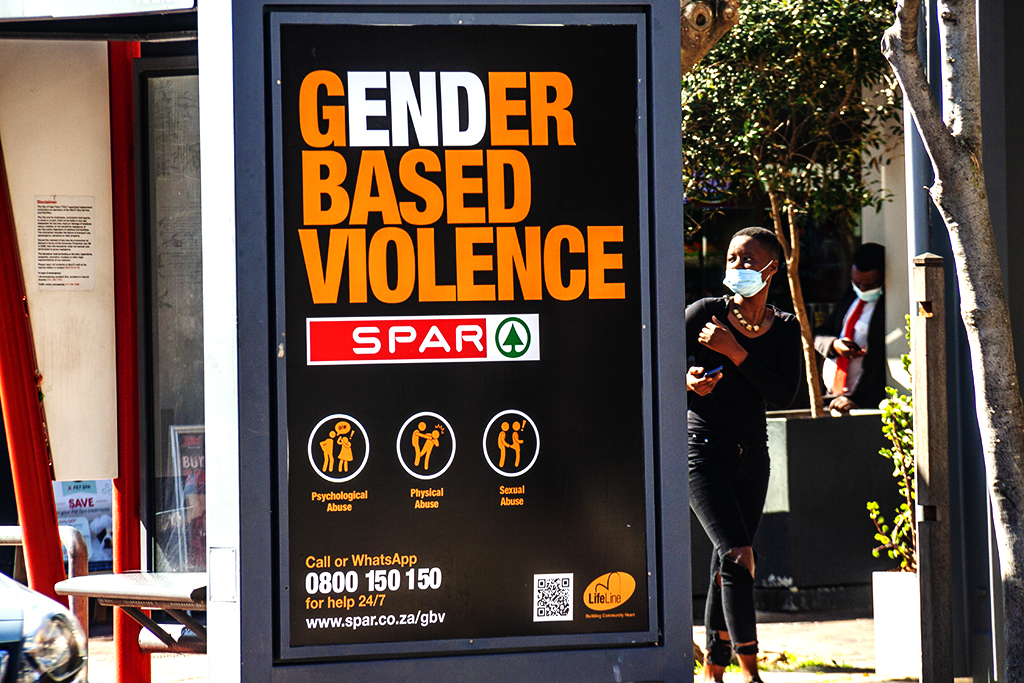 END GENDER BASED VIOLENCE on 8-7-21--Cape Town