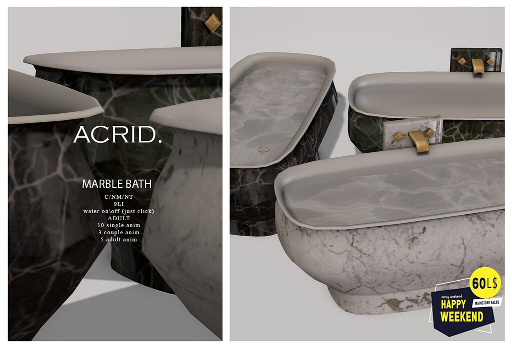 Acrid for Happy Weekend Sale