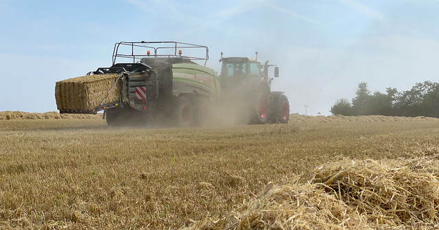 Moisson récolte agriculture tracteur reportage
