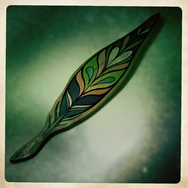 Wood Wall Feather
